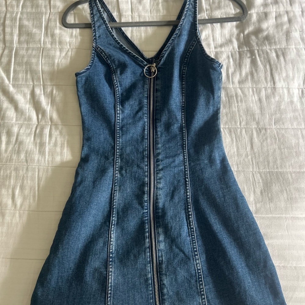 H&M Blue Denim Mini Dress